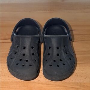 Kids Black Clogs